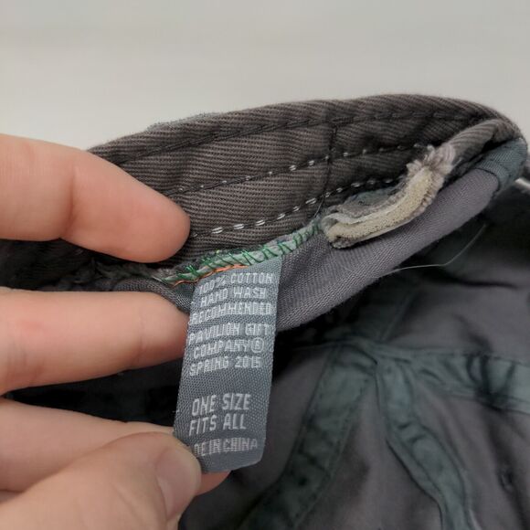 Tennis People Slideback Hat Gray OSFA Adjustable Embroidered We People - Picture 10 of 10